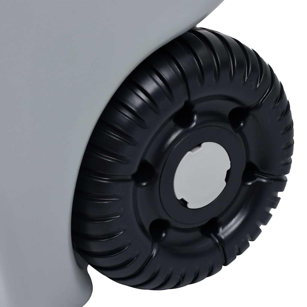 Serbatoio dell'acqua da campeggio con ruote, L, blu, in HDPE PP, resistente agli urti, con manico e scomparti, versatile per attività all'aperto, trekking, escursionismo, campeggio e