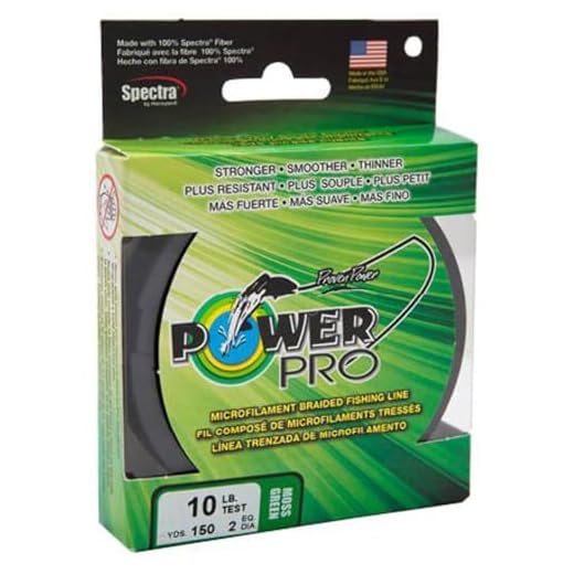 Power Pro Spectra Fiber Braided Fishing Line, Moss Green, 150YD/10LB