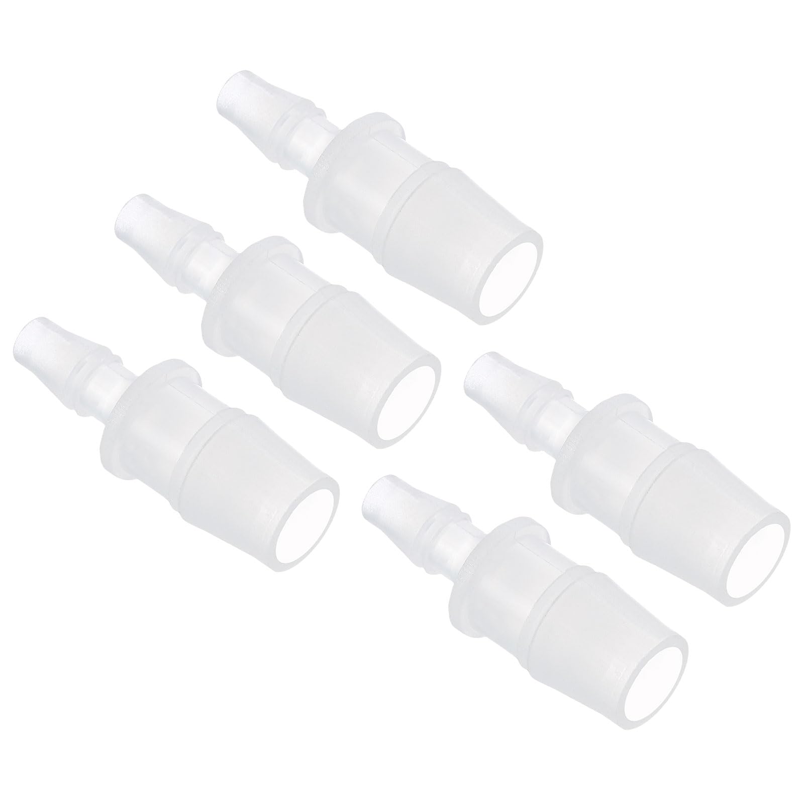 Kozelo Pack of 5 Plastic Hose Barb Fittings 1/2" Hose Barb to 1/4" Fittings — image 1