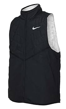 Nike ブラック ランニングダウンベスト NIKE ナイキ メンズ 陸上/ランニング アウターウェア Therma-FIT