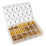 AES Industries 856 Brass Hose Barb & Ferrule Assortment (108pc)