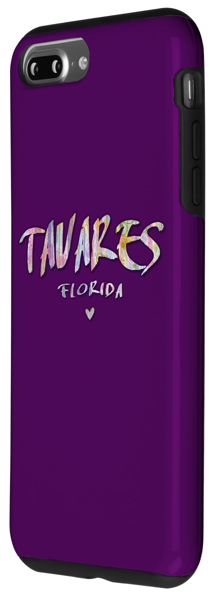 iPhone 7 Plus/8 Plus Tavares Florida - Tavares FL Watercolor Logo Case - Image 2