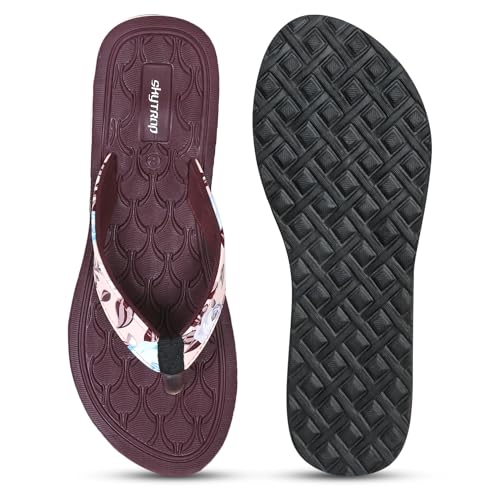 Image of Skytrap Women Blue Nubuck Slippers Flipflop