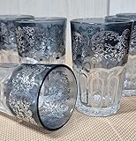 Juego de 6 vasos de té marroquí para disfrutar del té de un tipo especial.