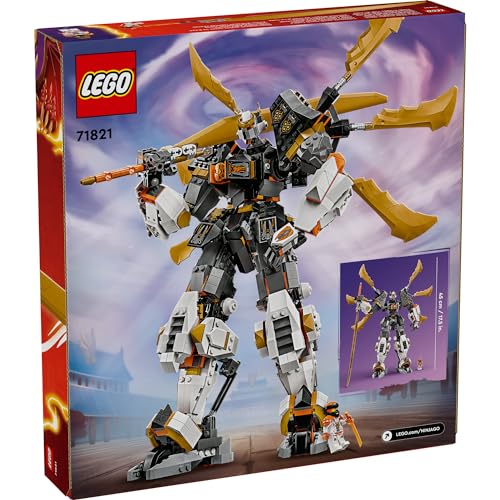 Image of LEGO NINJAGO Cole's Titan Dragon Mech Adventure Toy 71821 Building Blocks for 18+ Gift