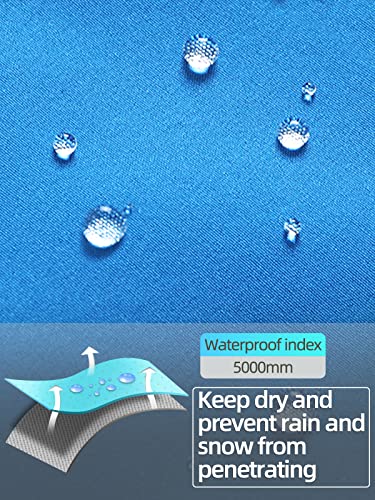 Dafengea Kids Snow Ski Pants Hiking Boys Girls Outdoor Waterproof Windproof Fleece Warm Snowboard Pants,Kz2068-Skyblue1-9Y thumb #4