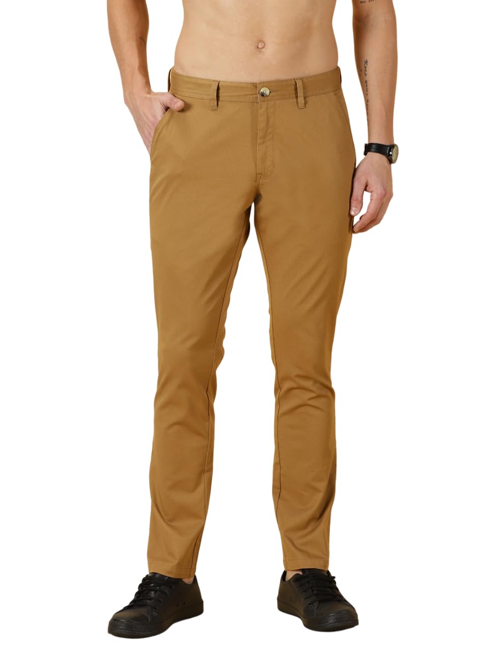 thomas scott Men's Straight Fit Mid Rise Trouser-picture-33