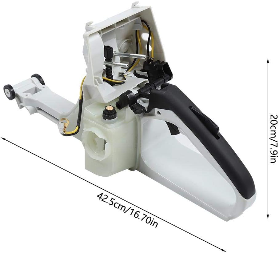 Fdit Fuel Gas Tank Rear Handle Rear Handle Assembly Plastic Handle Fit for Stihl MS460 046 MS461 Chainsaw Accessories