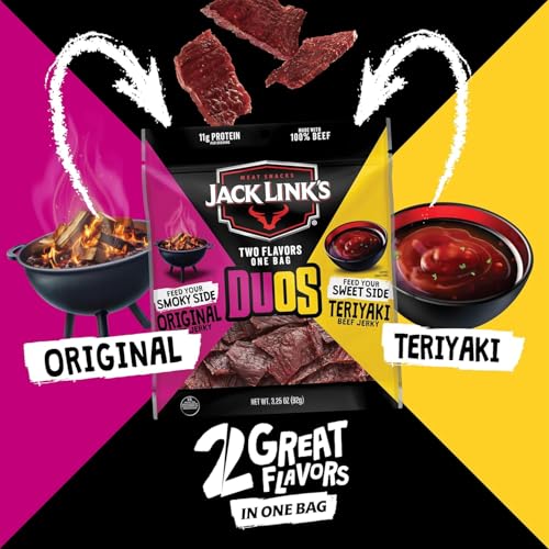 Jack Link's DUOs Original and Teriyaki Beef Jerky - (4 Pack) 3.25 oz - image 4