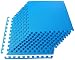 BalanceFrom Puzzlematte mit ineinandergreifenden EVA-Schaumstofffliesen, 1,27 cm dick, 1,27 m, Blau
