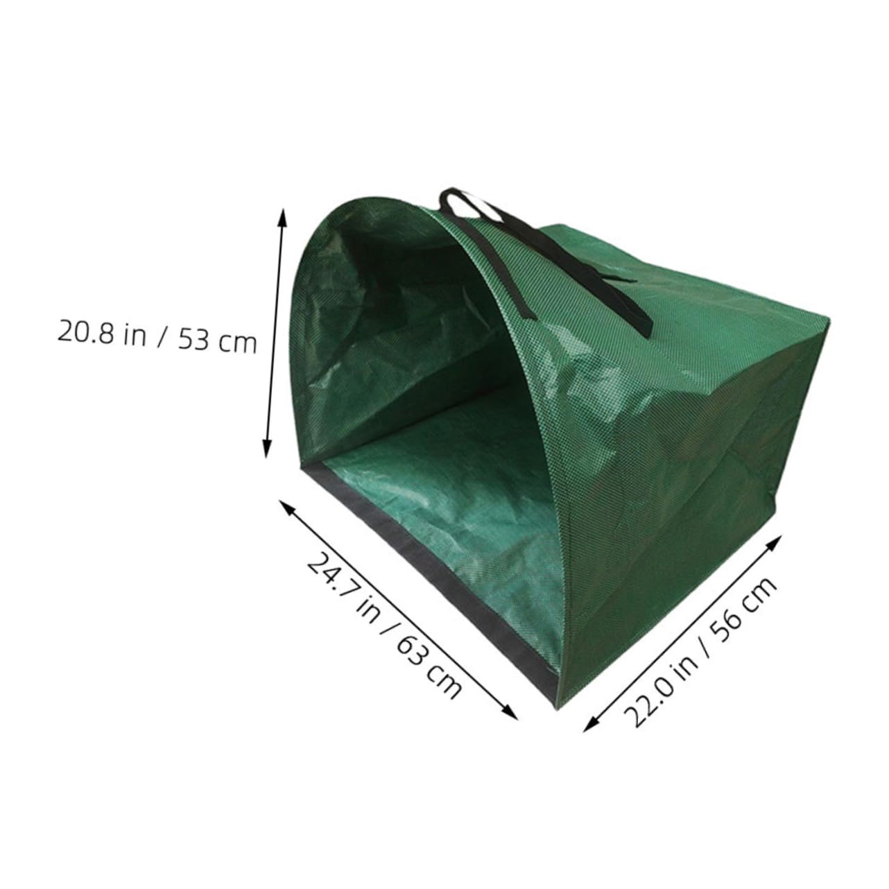 ibasenice 2pièces Sacs à Déchets De Jardin Pliables Sacs Poubelles Réutilisables Conteneurs à Déchets De Jardin Pour Mortes