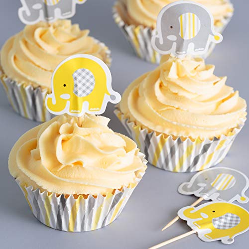 Mason Cash 48 Elephant Cupcake Case & Toppers, Multicolor - Image 4