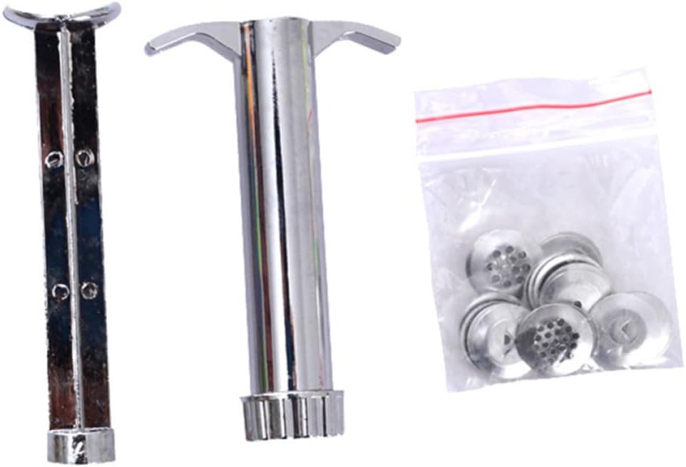 Stainless Steel Clay Extruder Set with 19 Interchangeable Discs