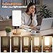 NIORSUN Light Therapy Lamp,10000 Lux Sun Lamp with Remote,3 Color Temperatures & Stepless Dimming,Happy Sunlight Lamp with USB C & A Ports,UV-Free Full Spectrum Light for Home, Office