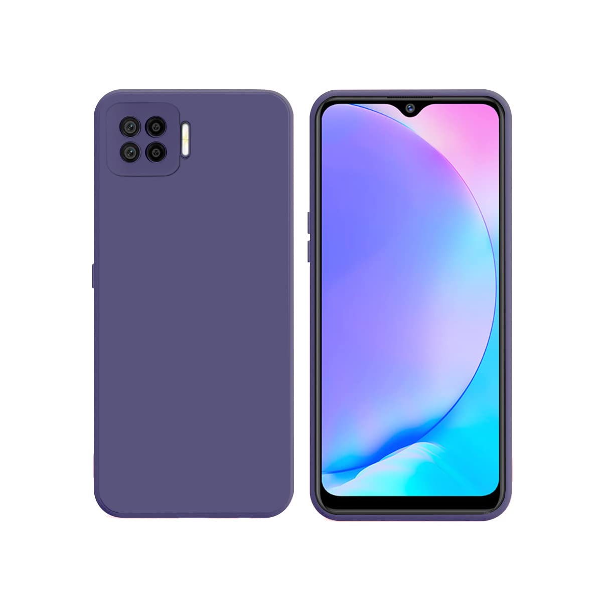 LIRAMARK Silicone Soft Back Cover Case for Oppo F17 (Silicone Blue) (B0BBVBDCRN) Amazon Price History, Amazon Price Tracker