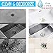 48PCS Drain Cleaner Sticks Sink Deodorizer Clog Remover Organic Enzyme Drain Cleaner Tank Safe Prevent Expensive Sewage Backups for Kitchen Bathroom Toilet Showers