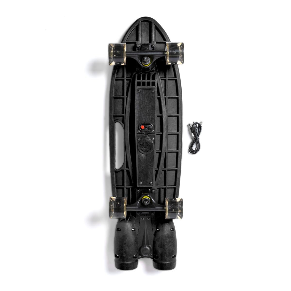 ATAA Misil Skateboard Enfant LED Roues Lumineuses Fumée Bluetooth Casque Set Protections
