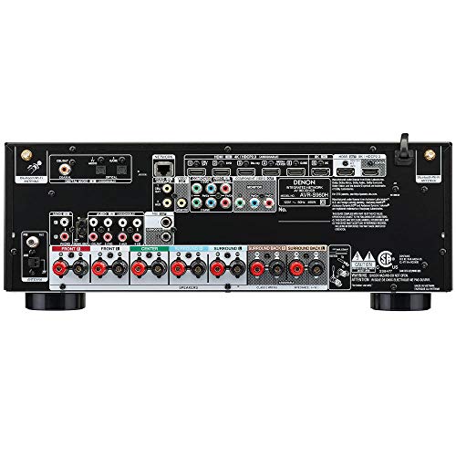 Image of Denon AVR-S960H 8K Ultra HD 7.2 Channel (90Watt X 7) AV Receiver, Black | 2020 Model, Built for Gaming, Music Streaming, 3D Audio & Video, Alexa + HEOS
