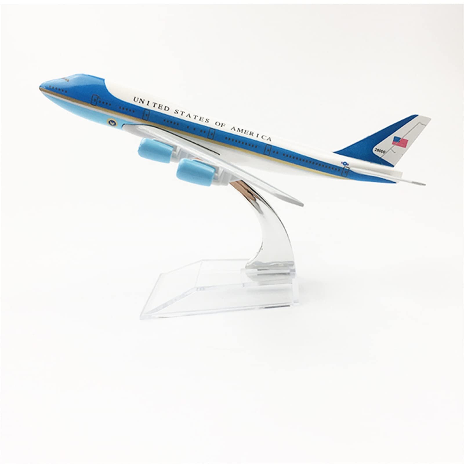 16cm Model samolotu Air Force One Boeing B747 dla samolotu linii lotniczych Odlew metalowy zabawka na prezent kolekcjonerski zestaw gier Hobby