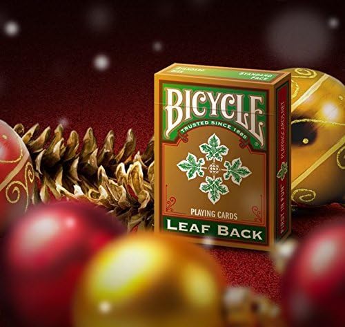 Bicycle Leaf Back Green Playing Cards Gold Edition New-L8