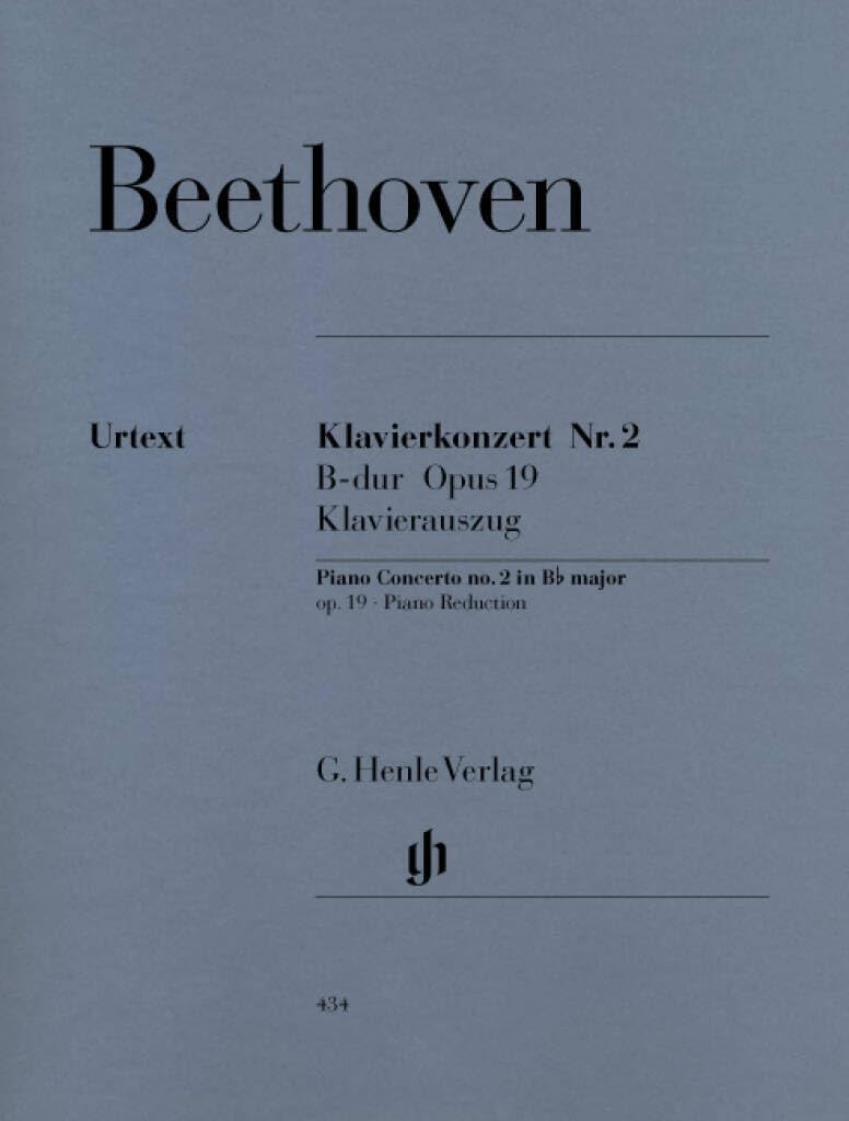 Concerto for Piano and Orchestra No. 2 B flat major op. 19 - piano and orchestra - piano reduction for 2 pianos - (HN 434): Instrumentation: 2 Pianos, 4-hands, Piano Concertos