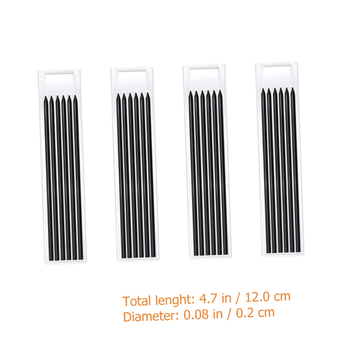 72piezas Recambios Para Lápiz De Carpintero Refill De Negro Carpinteros y De Construcción