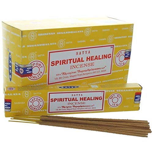 Satya Spiritual Healing Incense Sticks Agarbatti Indian Natural Fragrance Pack of 6