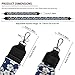 Suobstales Tropical Hibiscus Flower Print Purse Straps Replacement Crossbody Bag Strap Fashion Adjustable Guitar Strap for Women Trendy Wide Handbag Straps with Adjustable Buckle