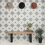 12x12 TrueNorth Geometric Pattern Modern Encaustic Style Ceramic Wall Floor Tile (12)