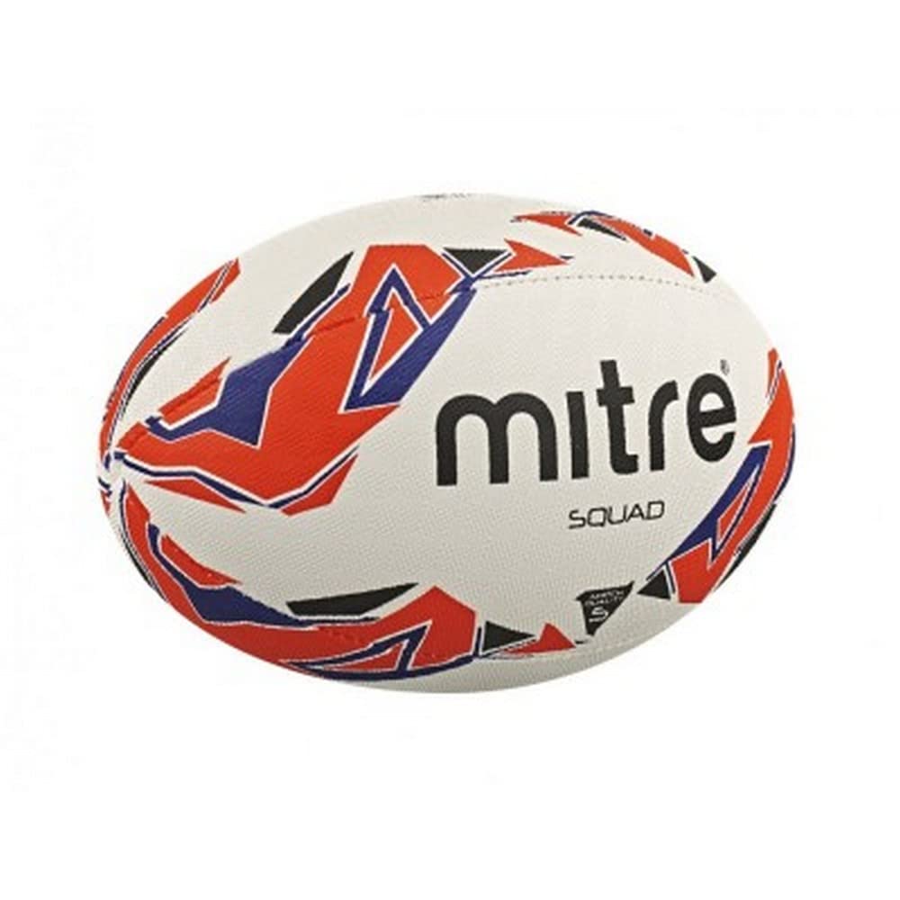 Mitre - Pallone da rugby, fodera extra resistente, peso intero, molto popolare