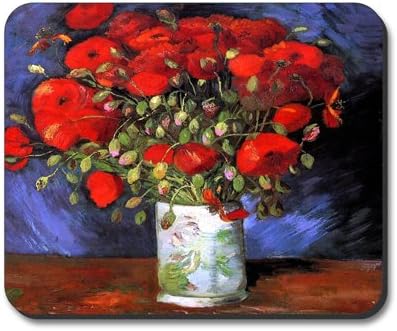 Art Plates brand Mouse Pad - Van Gogh - Poppies