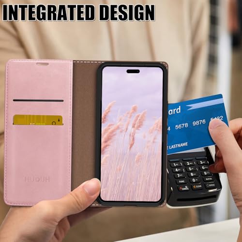 Étui cuir premium Apple iPhone 16 Pro housse à rabat chic et robuste