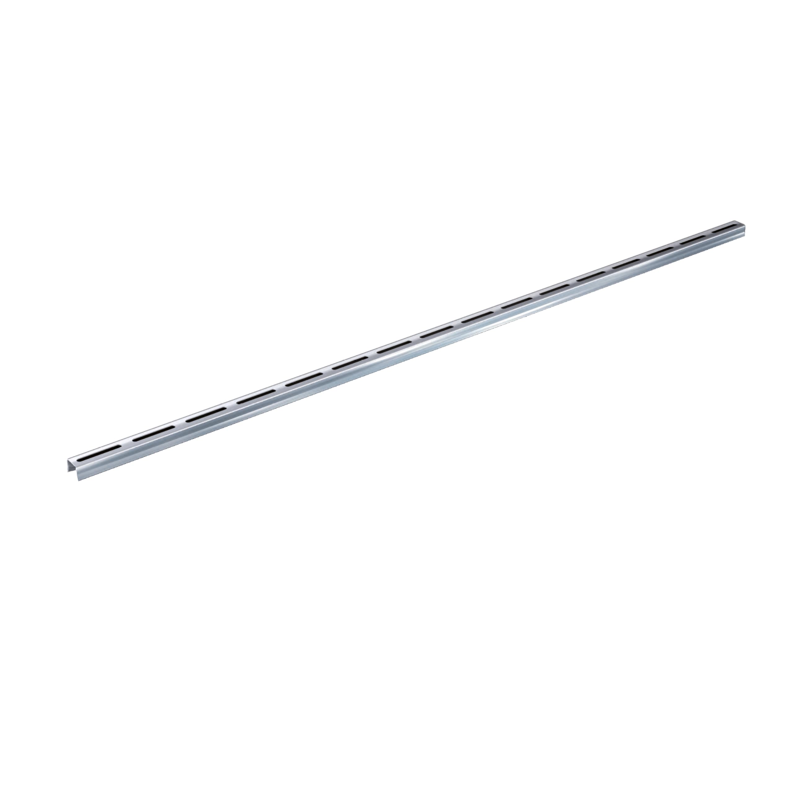 MEA Profil Couvrant E-Blade S en INOX pour Caniveaux MEAPARK à Grille à Fente en PP Recyclé – Design Épuré avec Ouvertures Rectangulaires – Finition Moderne