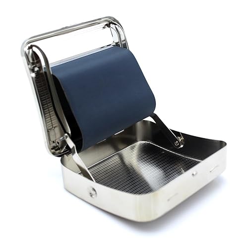 Miniatura 2 de Yiasangly Caja de balanceo automática del tabaco del cigarrillo del metal, máquina portátil del rodillo del cigarrillo del metal, 229.7 ft m -