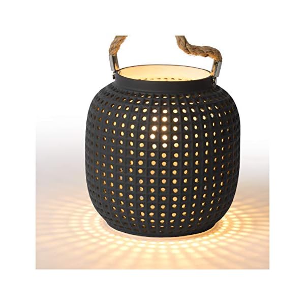Lucide SAFIYA - Tischlampe - Ø 16,5 cm - 1xE14 - Grau – Bild 5