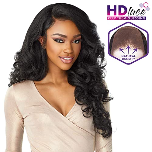 Image of Sensationnel What Lace 13X6 Wigs - Latisha Lacefrontal Hand Tied Glueless Synthetic With Natural Density Preplucked Hairline (FLAMBOYAGESAND)