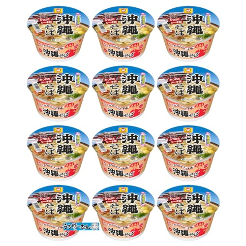 沖縄限定 マルちゃん カップ 沖縄そば 88g12個のサムネイル