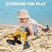 Fitkeepy Remote Control Excavator Toys for Boys 2.4Ghz RC Excavator Toy Toddler Boy Toys RC Construction Toys Vehicle for Boys 8-12 Year Old Kids Kids Girls Toddler