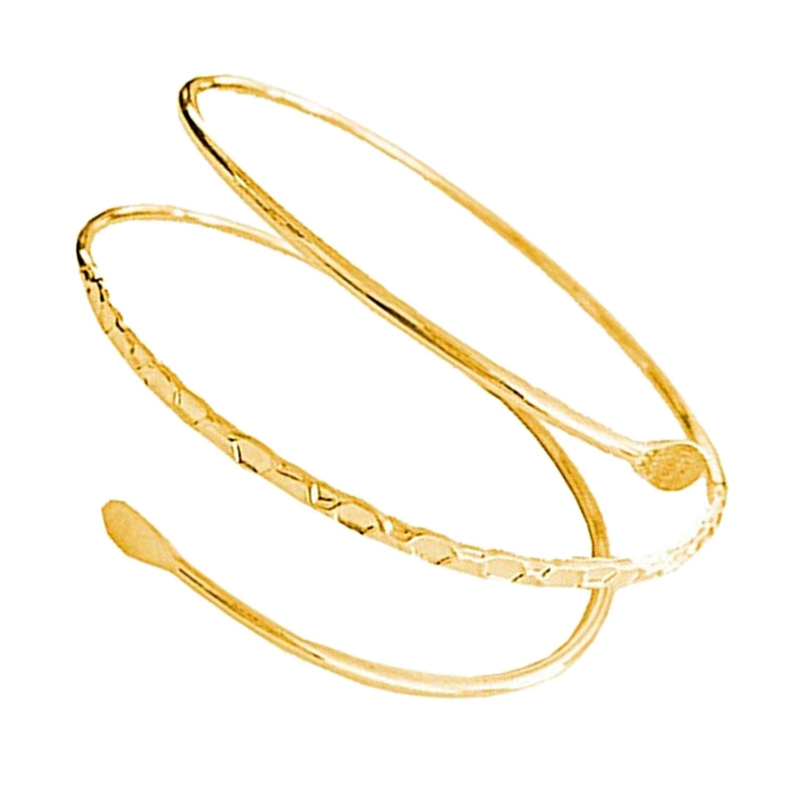 Spograde Minimalist Metal Coil Upper Arm Cuff Bracelet Armlet Armband Bangle Golden (B09FHQ2LCP) Amazon Price History, Amazon Price Tracker