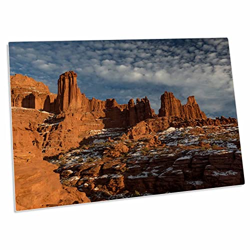3dRose USA Utah Fisher Towers Desk Pad 23x16 pulgadas