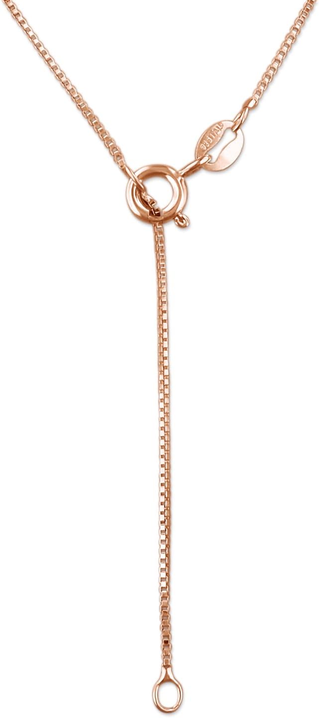 925 Sterling Silver Plain Whale Tail Pendant Necklace with Chain, Silver Chain Pendant Necklace for Women, 16+2" Extender