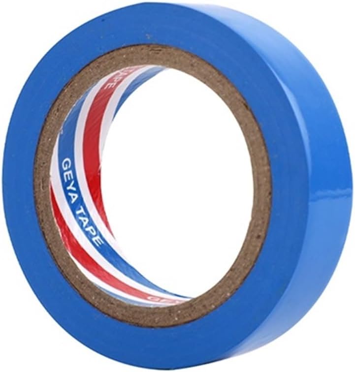 10pcs 10M PVC Waterproof Self-Adhesive Tape Flame Retardant Electrical Insulation Tapes Electrician Tape Black Red Blue Yellow(70R)