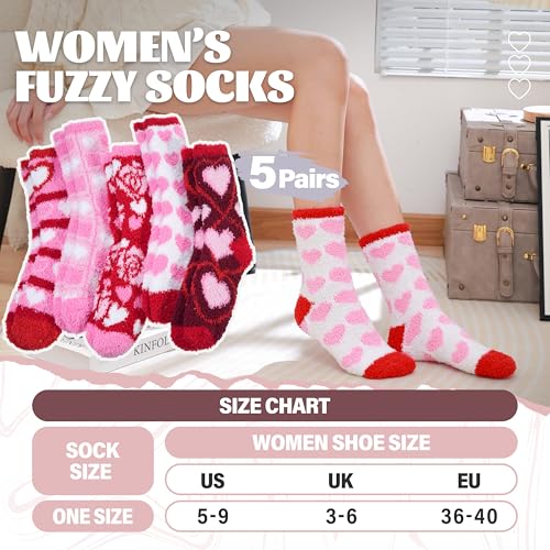 Image of Anlisim Fuzzy Socks for Women, Soft Comfy Cozy Fluffy Thick Winter Warm Fleece Slipper Socks