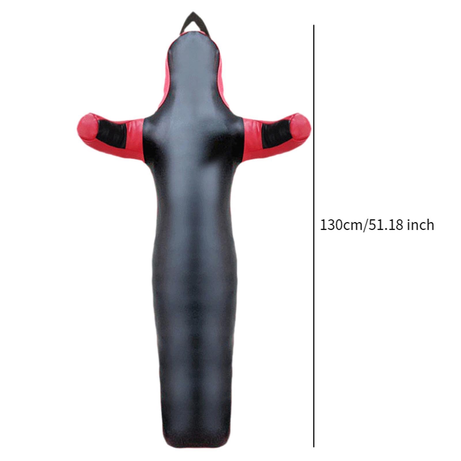 Ungefüllte Wrestling-Schnullertasche für Training und Übungen, PU-Leder-Grappling-Schnuller für MMA-Boxen, Kampfsport, 6 Größenoptionen 119,4-170,2 cm