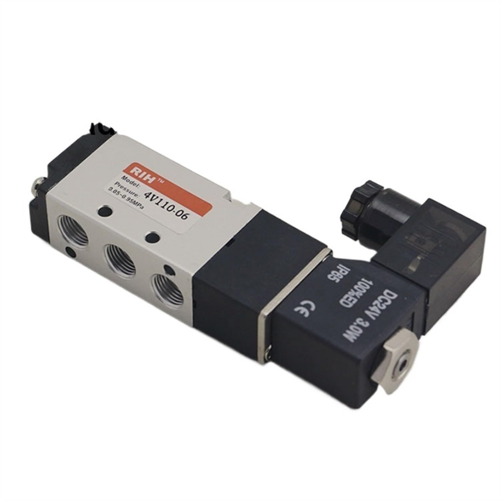Distributeur pneumatique G1/8 4V110-06 24V DC 5/2 voies pour vérin double effet