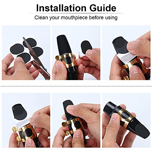 image for 16 Pieces Craymin Saxophone & Clarinet Mounthpiece cushions Patches Pa