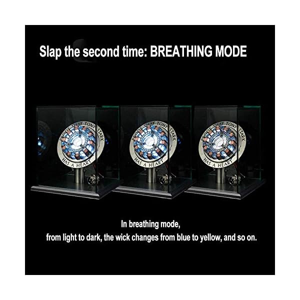 New Version 1:1 Iron Man Arc Reactor MK1,with LED Light, Tony Stark has a Heart Touch Sensitive, No Remote Control… – Bild 5