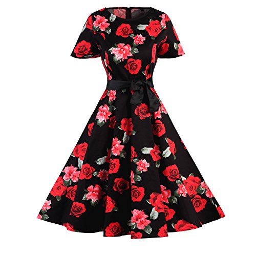 fcity.in - Women Aline Off Shoulder Floral Printed Dress / Classy Modern  Women