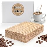 1000 Stück Kaffee Rührstäbchen 11cm Rührstäbchen Holz