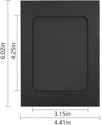 Miniatura 7 de BetterJonny 30 marcos de fotos de papel, 4 x 6 pulgadas, marco de fotos de papel kraft para fiesta en casa, oficina, con mini clips de madera y